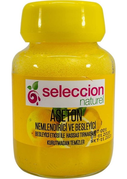 Naturel Süngerli Aseton Limon Kokulu 75 ml