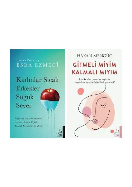 Gitmeli Miyim Kalmalı Mıyım - Kadınlar Sıcak Erkekler Soğuk Sever - 2 Kitap