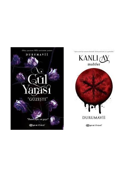 Durumavii 2 Kitap Set - Gül Yarası Güzeşte - Kanlı Ay Mahfer