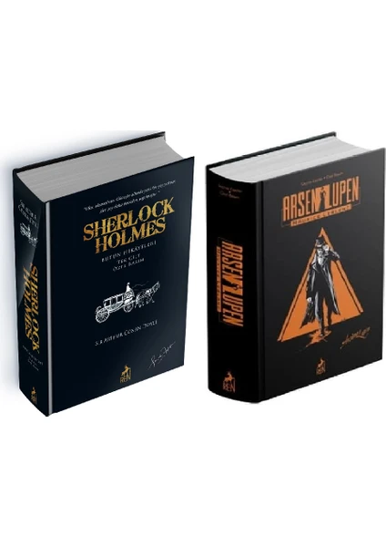 Sherlock Holmes - Arsen Lüpen - Ciltli - 2 Kitap Set