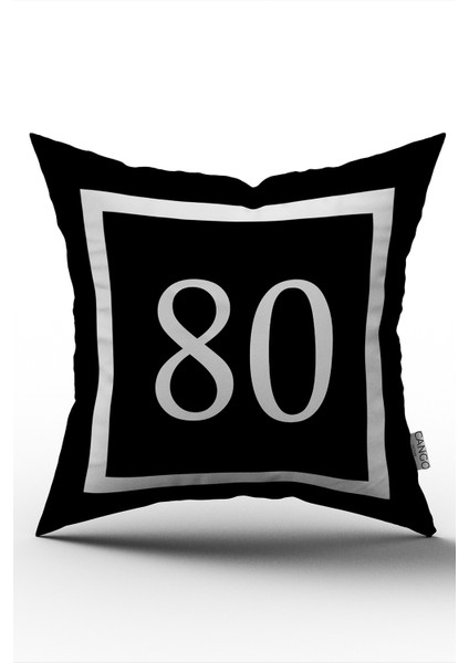 Rakamlı Dijital Baskı Kırlent Kılıfı 80