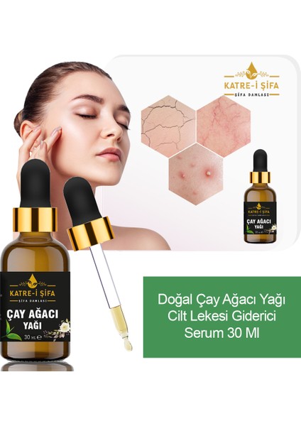 Doğal Cilt Serumu Çay Ağacı Yağı 30 ml fiyatları