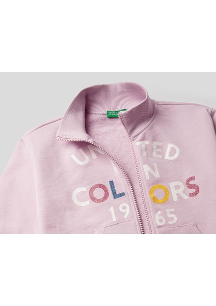 Benetton Yazılı Sweatshirt