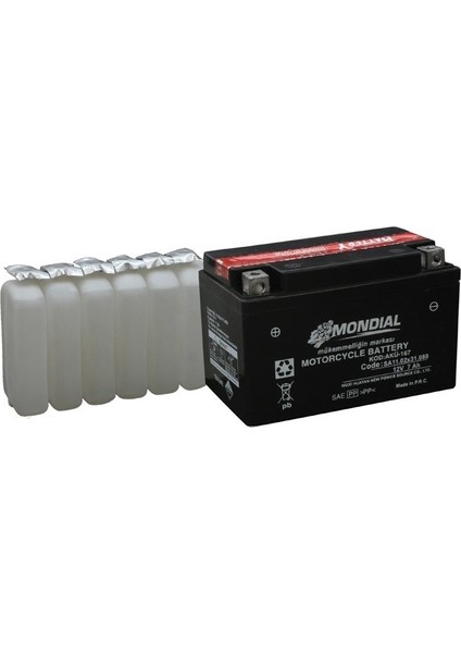 12V 7AH Motosiklet Aküsü