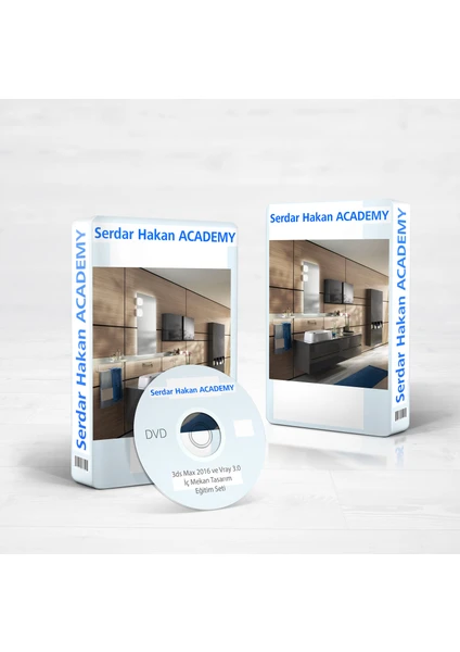 Serdar Hakan Academy 3ds Max 2016 ve Vray 3.0 Iç Mekan Tasarım Eğitim Seti