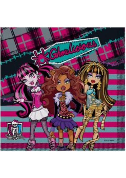 Kağıt Peçete Monster Hıgh Klasik 33*33 cm P16