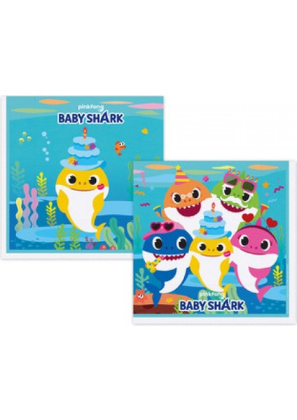 Peçete Kağıt Baby Shark 33X33CM Pk:16