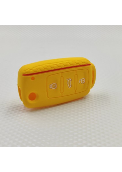 Volkswagen Anahtar Kılıfı Silikon 3 Tuş (Oem)