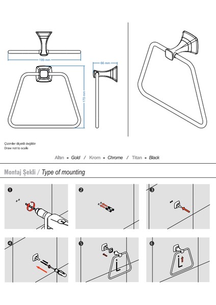 Havluluk Yuvarlak Eiffel Serisi modelleri