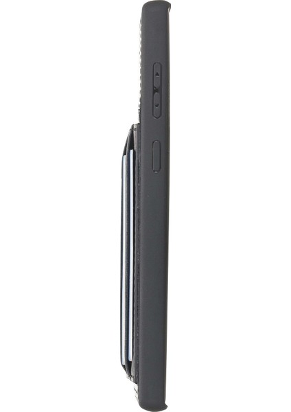 Samsung Galaxy Note 10 Siyah Deri Esnek Ayaklı Arka Kapak Telefon Kılıfı