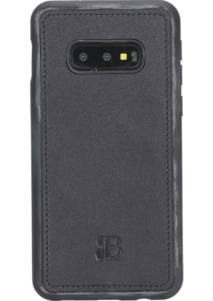 Samsung Galaxy S10E Siyah Deri Cüzdan Telefon Kılıfı
