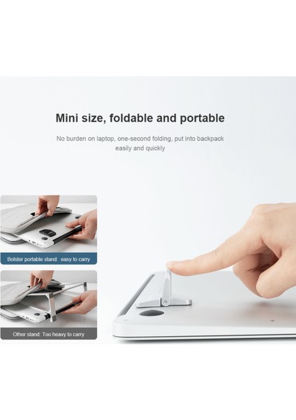 Bolster Taşınabilir Yapışkanlı Mini Laptop Standı