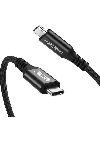 100W USB-C to USB-C 3.1 Gen2 Hızlı Şarj Destekli Data Kablosu - 2 Metre - XCC-1007 - Siyah
