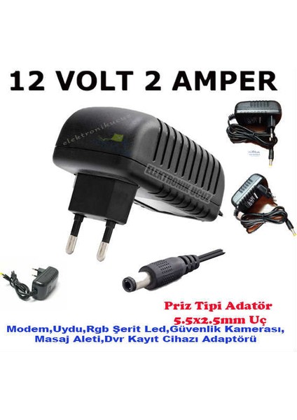 Hhm Için 12V 2 Amper 12V 2A Airties Air 4450 Adaptörü