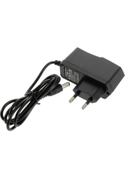 12V 1Amper Adaptör- 12V 1 A LED - Modem - Mini Uydu Adaptörü Slim Adaptör