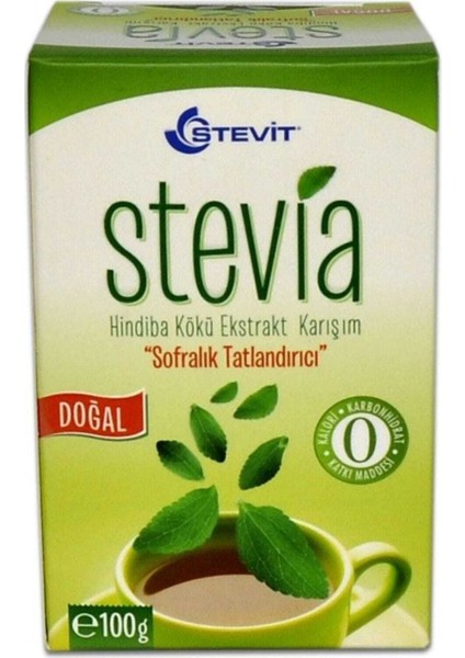 Stevit Hindiba Kökü Ekstrakt Karışım Sofralık Tatlandırıcı 100 gr