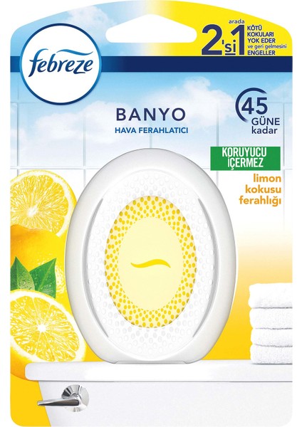 Banyo Limon Kokulu Hava Ferahlatıcı Oda Kokusu