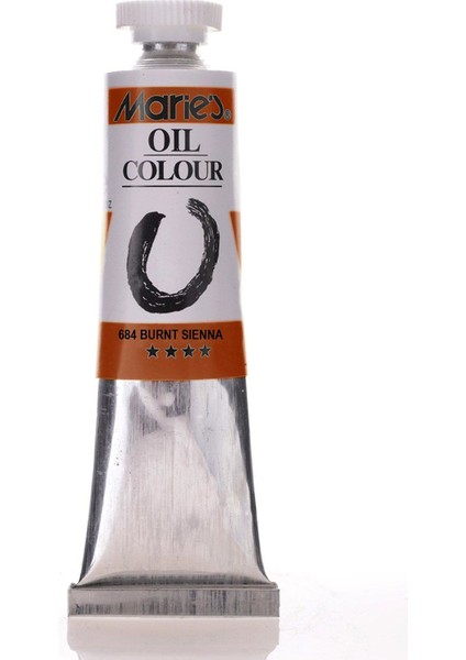 684 Oil Colour Burnt Sienna 50 ml
