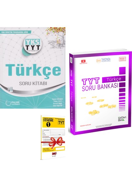 TYT Türkçe Soru Kitabı ve 345 Yayınları TYT Türkçe Soru Bankası - Deneme