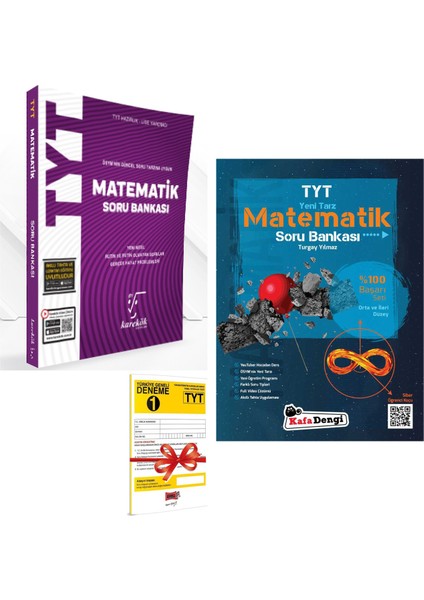 TYT Matematik Soru Bankası ve Kafadengi TYT Matematik Soru Bankası Seti + Deneme