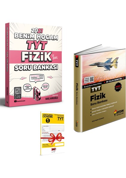 TYT Fizik Soru Bankası ve Aydın TYT Fizik Soru Bankası Seti + Deneme