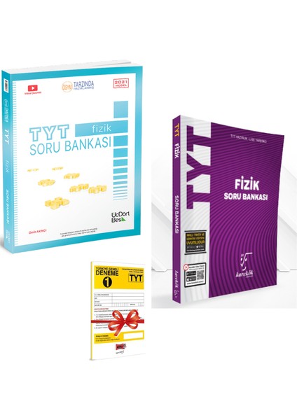 TYT Fizik Soru Bankası ve Karekök TYT Fizik Soru Bankası Seti + Deneme