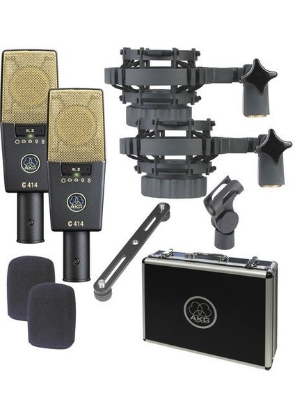 C414 Xl Iı Match Pair Condenser Mikrofon Seti fiyatları
