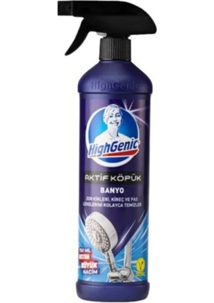 Highgenic Aktif Köpük Banyo Kireç ve Pas Temizleyici 750 ml