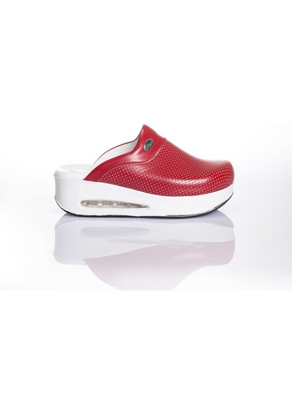 20TASARIMTERLIK Kırmızı Renk Airmax Sabo Terlik Hemşire Terliği Doktor Terliği Hastane Terliği Air Sabo Terlik Medikal Sabo Terlik fiyatları