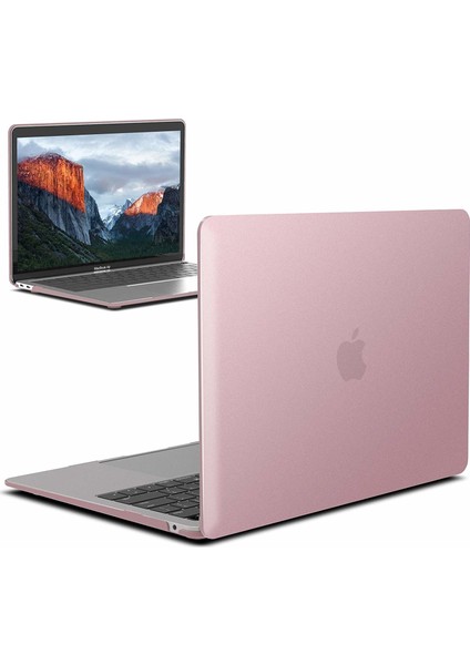 Apple 13" Macbook Pro A1706 A1708 A1989 A2159 A2338 Rose Gold Kılıf Koruyucu Kapak CMPT-133RG