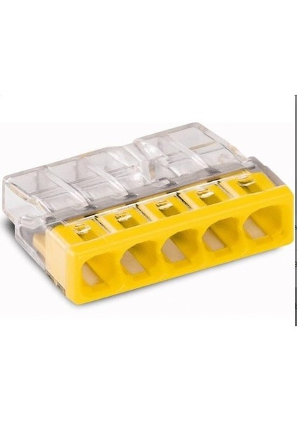 5'li Tırnaksız Wago 5 x 0,5-2,5 mm2 Cu