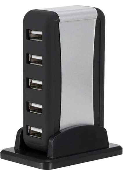 7 Port USB Çoklayıcı USB Hub Çoğaltıcı - Adaptörlü Pc Notebook