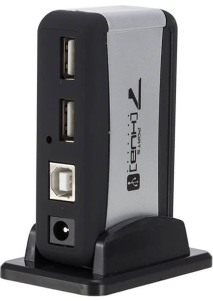 7 Port USB Çoklayıcı USB Hub Çoğaltıcı - Adaptörlü Pc Notebook