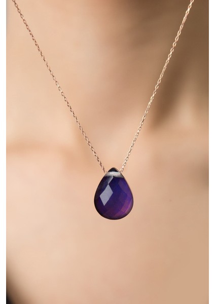 Classy Damla Model His Taşı Kolye
