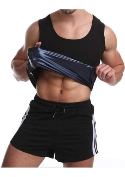 Erkek Sweet Sweat Termal Sauna Pro Termal Sauna Atlet Sauna Etkili Terleme Atleti Ince Kumaş