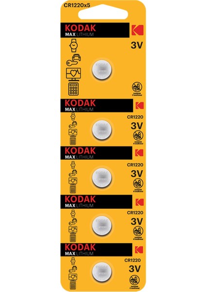 Ultra Lityum Para PIL-CR1220 5'li