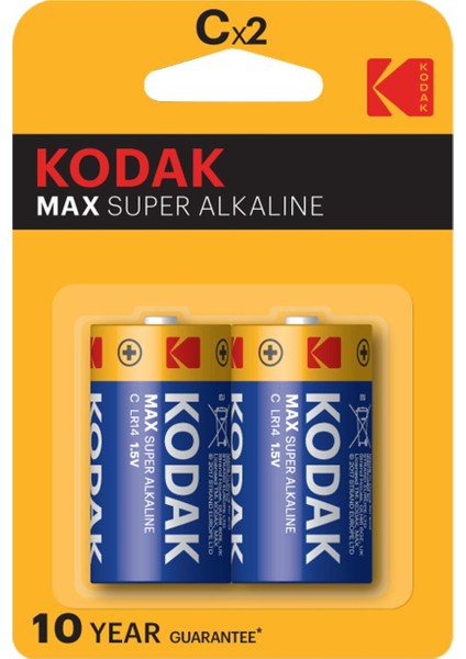 Max Alkalin Orta Pil-C 2'li