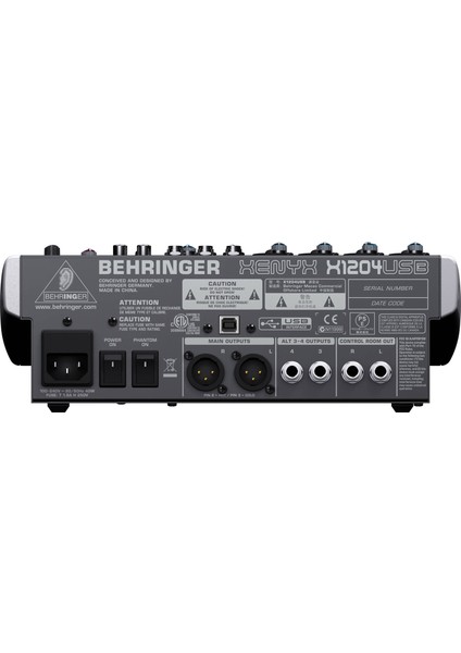 Xenyx X1204USB 12-Kanal Analog USB Deck Mixer