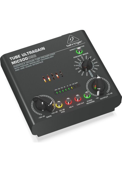 MIC500USB Tube Ultragain Vakum Tüp Mic Preamp / USB Ses Kartı modelleri