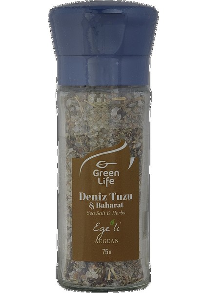 Egeli Tuz - 75 gr - Değirmenli Cam