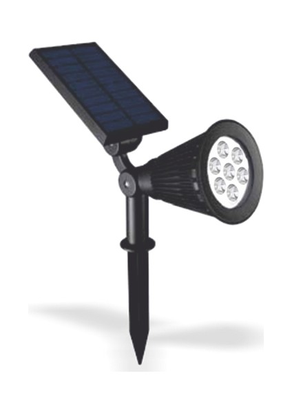 7W Solar LED Aydınlatma Beyaz