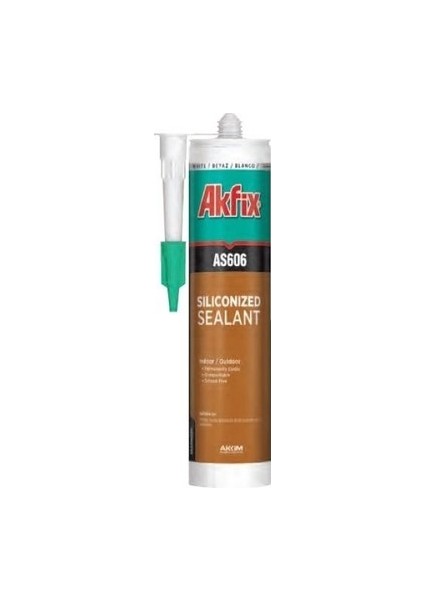 Silikononize Mastik Beyaz Silikon 310 Ml