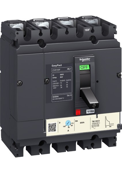 Tmş CVS100F 4*45-63A 36KA Easy Pact
