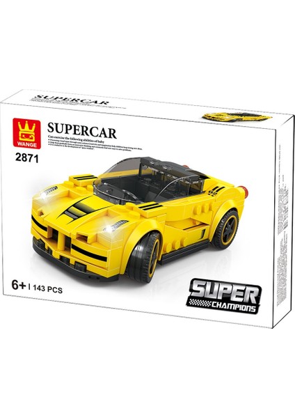 2871 Wange Super Car Laferrari / 151 Parça / +6 Yaş