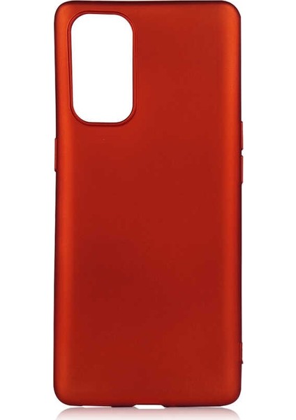 Oppo Reno5 Pro 5g Kılıf Mat Soft Premier Silikon Kırmızı