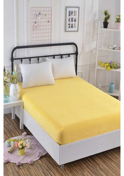 Pamuklu Tek Kişilik Lastikli Çarşaf 100X200