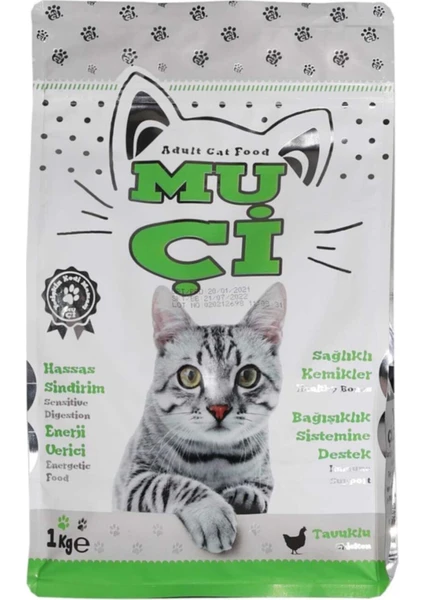 Kuru Kedi Maması Tavuk Etli 1 kg