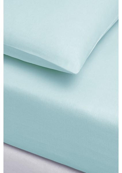Igi Ranforce Çift Kişilik Fitted Çarşaf Set - 200X200 -Mint