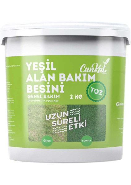 Yeşil Alan Bakım Besini /genel Bakım (17-17-17+Me) - 2 kg