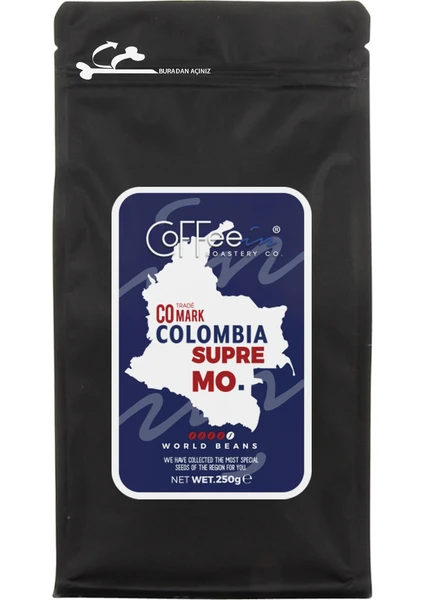 Colombia Yöresel Filtre Kahve 250 gr